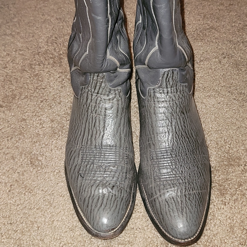 Abilene Shark Skin Cowboy Boots